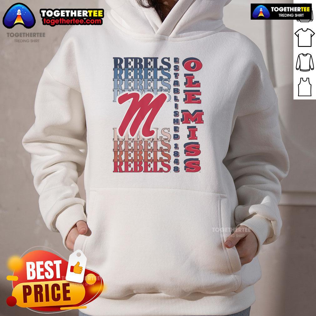 Nice Ole Miss Rebels Gradient Wordmark Hoodie featuring bold colors and stylish design for fans and supporters.