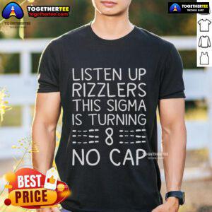 8th Birthday T-Shirt for Boys and Girls featuring 'Nice This Sigma Is Turning 8 Years Old' design.