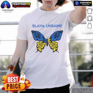 Alt Text: Nice Ukraine Resilience Freedom & Strength Stand With Ukraine T-Shirt showcasing a bold design in support of Ukraine.