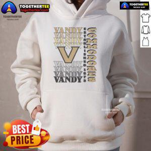 Alt Text: Nice Vanderbilt Commodores Gradient Wordmark Hoodie featuring a stylish design in team colors for fans.