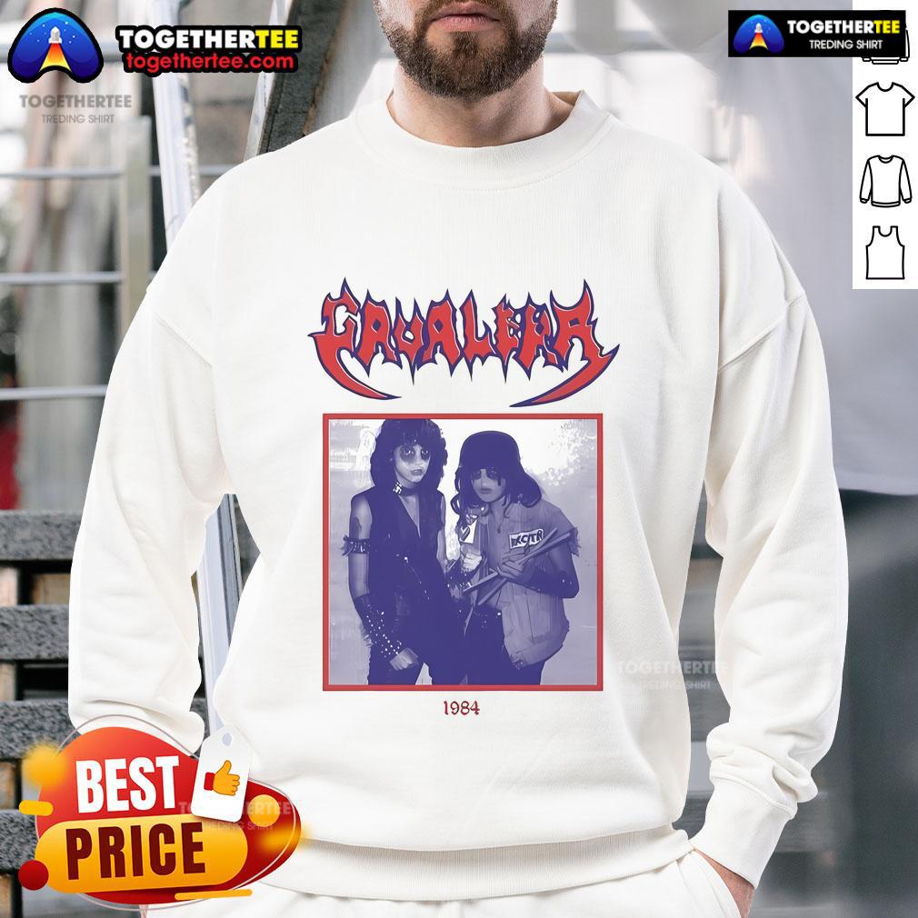 Official Cavalera 1984 Morbid Devastation Brothers Sweatshirt featuring bold graphics and a classic design for fans.