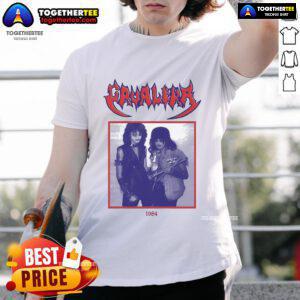 Official Cavalera 1984 Morbid Devastation Brothers T-Shirt featuring iconic band logo and vintage design for metal fans.