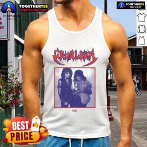 Alt Text: Official Cavalera 1984 Morbid Devastation Brothers tank top featuring bold graphic design and vibrant colors.