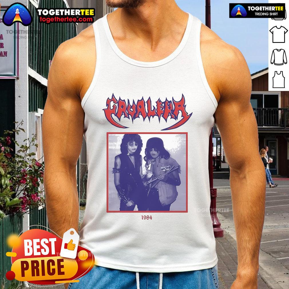 Alt Text: Official Cavalera 1984 Morbid Devastation Brothers tank top featuring bold graphic design and vibrant colors.