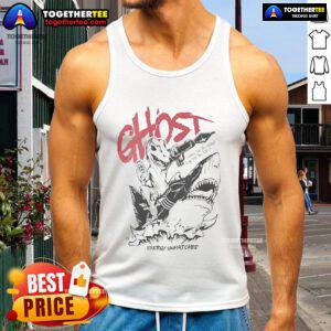 Official Ghost Icon tank top featuring 'Energy Unmatched' slogan for fitness enthusiasts and stylish vibes.