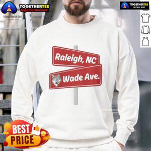 Official Raleigh NC Wade Ave sweatshirt featuring a stylish design and comfortable fit, perfect for local pride.