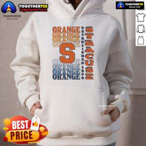 Alt Text: Official Syracuse Orange Gradient Wordmark Hoodie featuring vibrant colors and the iconic Syracuse logo.