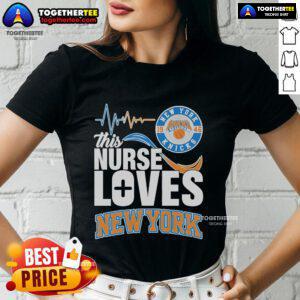 Official This Nurse Loves New York Knicks 1946 Ladies Tee featuring a stylish design for passionate Knicks fans.