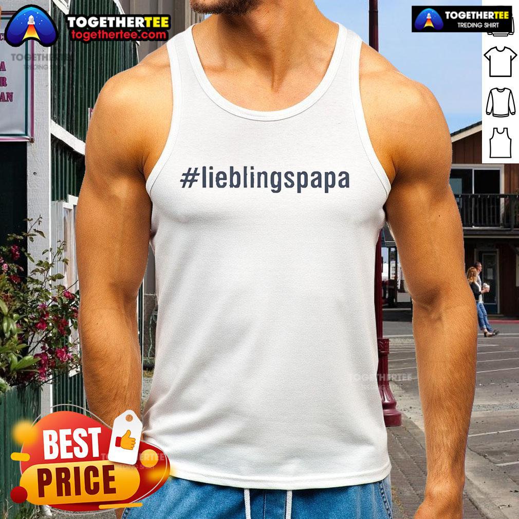 Official Trans Masc Lieblingspapa Tank Top featuring bold design and vibrant colors, perfect for proud expression.