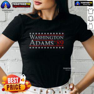 Official Washington Adams 89 Ladies Tee in stylish design, perfect for fans of vintage sportswear and casual fashion.