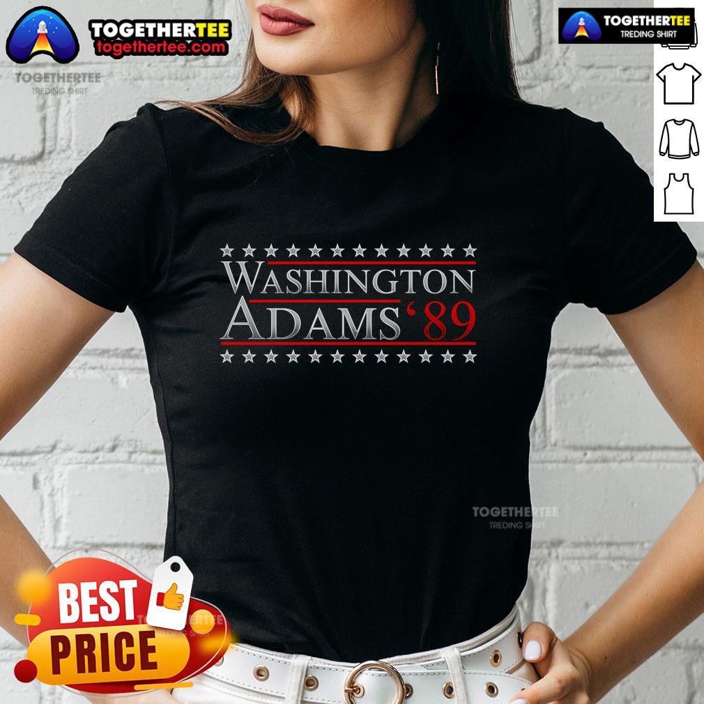 Official Washington Adams 89 Ladies Tee in stylish design, perfect for fans of vintage sportswear and casual fashion.