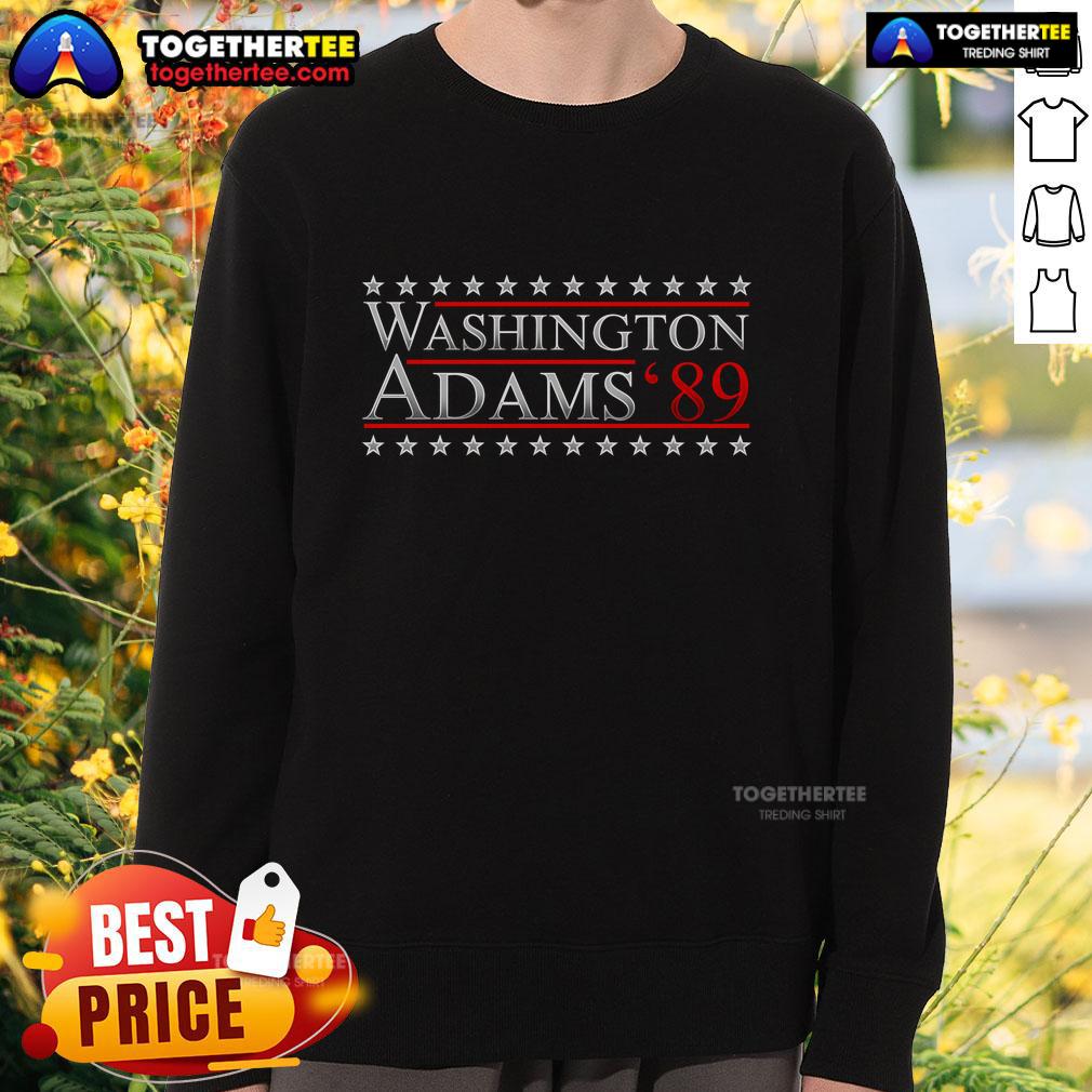 Official Washington Adams 89 Sweatshirt in navy blue, featuring a stylish design perfect for casual wear and school spirit.