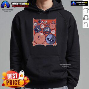 Adorable Cute Kirby Puffball Drop Hoodie featuring a vibrant design, perfect for fans of the beloved video game character.