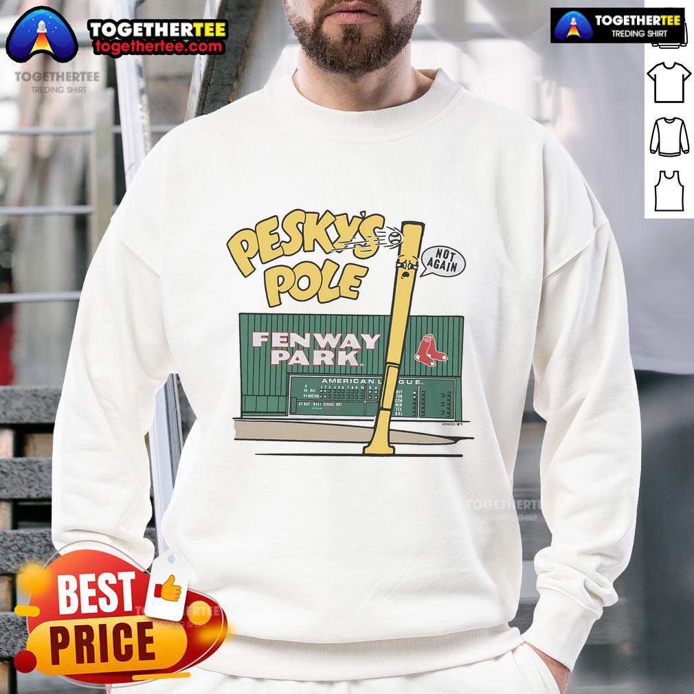 Good Boston Red Sox homage sweatshirt featuring classic team colors and logo, perfect for fans and casual wear.