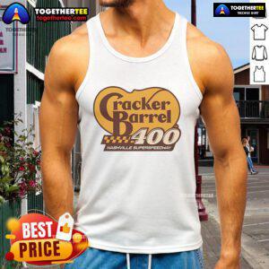 Good Cracker Barrel 400 Nashville Superspeedway tank top featuring vibrant design, perfect for race fans and casual wear.