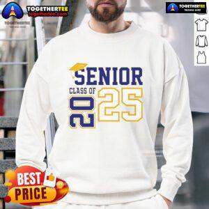 Good Senior Class of 2025 sweatshirt featuring stylish design for proud graduates, perfect for celebrating accomplishments.