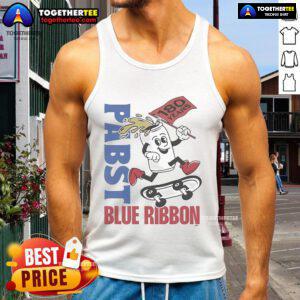 Happy Pabst Blue Ribbon 180 Years Skate Tank Top featuring a vibrant design perfect for summer celebrations.