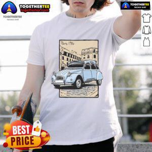 Vintage Nice Carte Postale II Paris 1986 T-Shirt featuring iconic Parisian design and retro style.