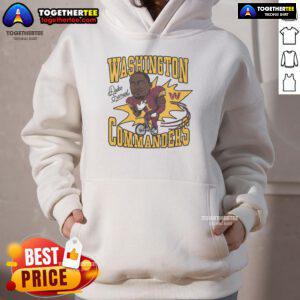 Nice Commanders Deebo Samuel Signature Hoodie showcasing a stylish design for fans of the NFL and the Washington Commanders.