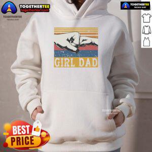 Vintage hoodie for Nice Girl Dad, perfect gift for Father's Day, featuring stylish design and comfy fit.