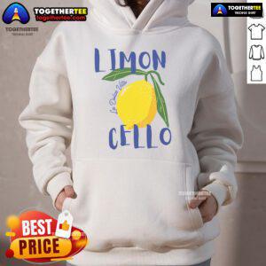 Alt Text: Cozy 'Nice Limoncello La Dolce Vita' Italian lemon hoodie, perfect for a stylish and casual look.