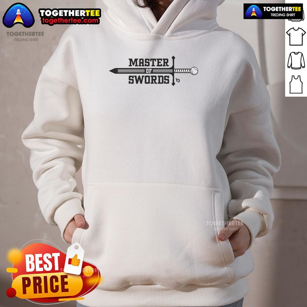 Stylish Nice Master of the Swords Hoodie featuring a unique design, perfect for fans of fantasy and swordplay fashion.
