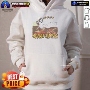 Snoopy hoodie featuring Nice Peanuts design at Grand Canyon National Park, perfect for fans and outdoor adventures.
