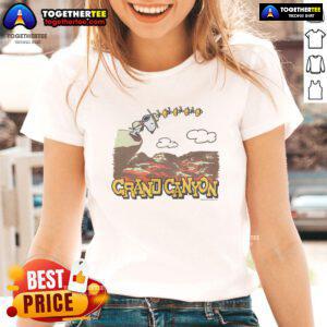 Nice Peanuts Snoopy X Grand Canyon National Park ladies tee featuring vibrant graphics and a stylish design for fans.