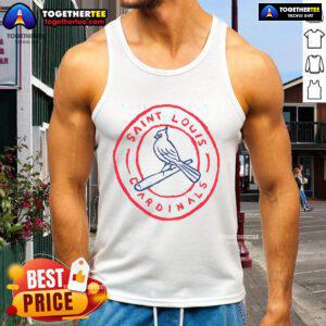Stylish Nice St. Louis Cardinals tank top featuring team logo, perfect for summer games and sports fans.