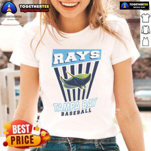 Nice Tampa Bay Rays Starter Ladies Tee in vibrant colors, perfect for female fans showing team spirit at games.
