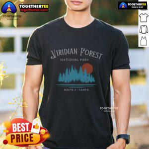Stylish Nice Viridian Forest National Park T-Shirt featuring vibrant nature graphics and a comfortable fit for outdoor enthusiasts.