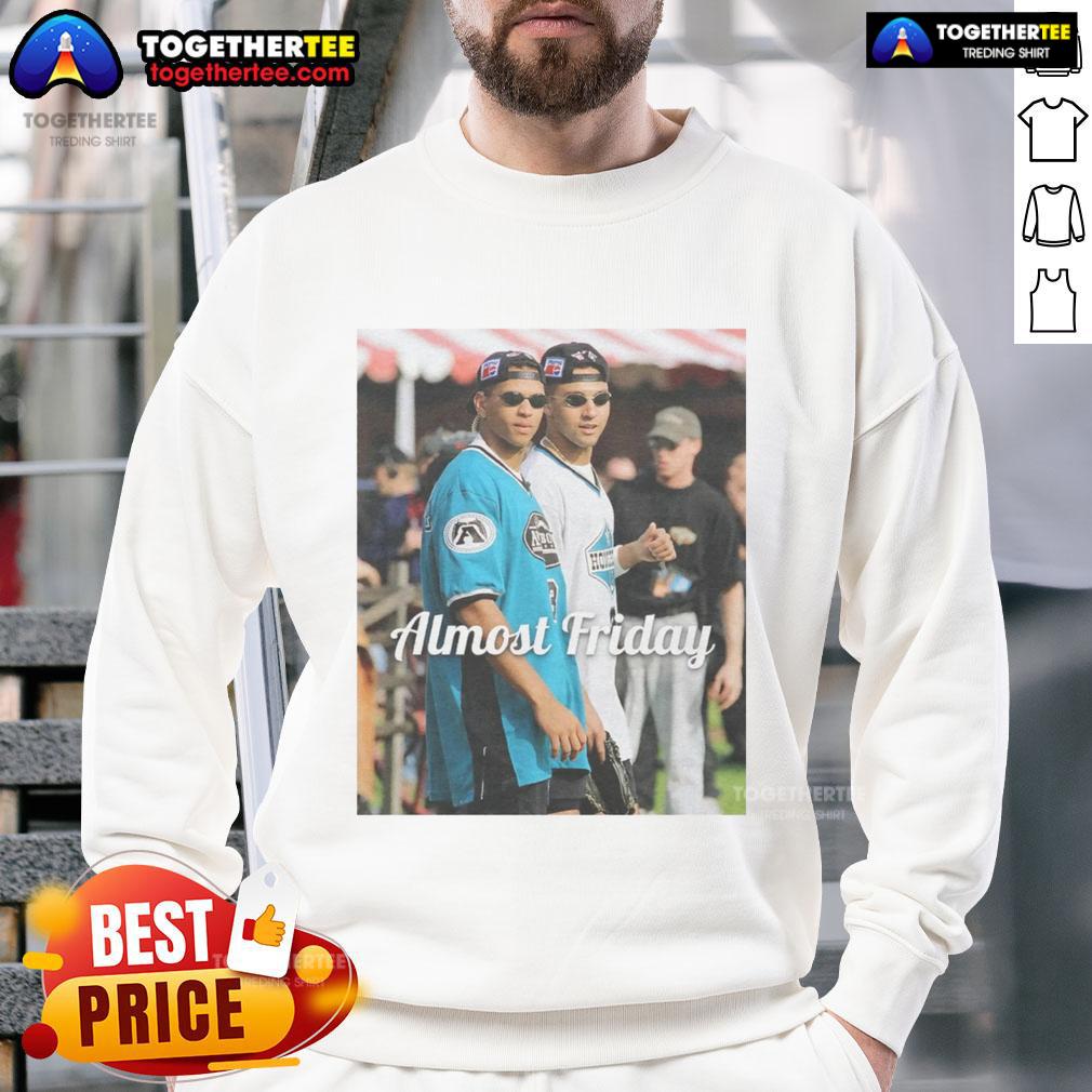 Official Almost Friday A-Rod Jeter MTV Sweatshirt featuring a stylish design for sports and pop culture fans.