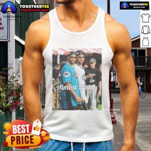 Official Almost Friday A-Rod Jeter MTV Tank Top featuring vibrant graphics and a trendy design for casual wear.