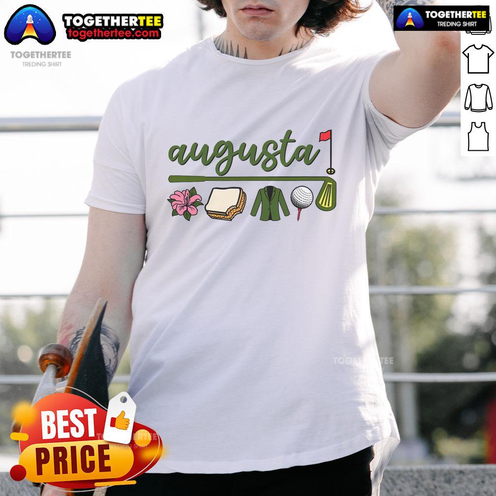 Official Augusta Georgia Azalea Golf Pimento Cheese Jacket T-Shirt featuring vibrant design for golf enthusiasts.