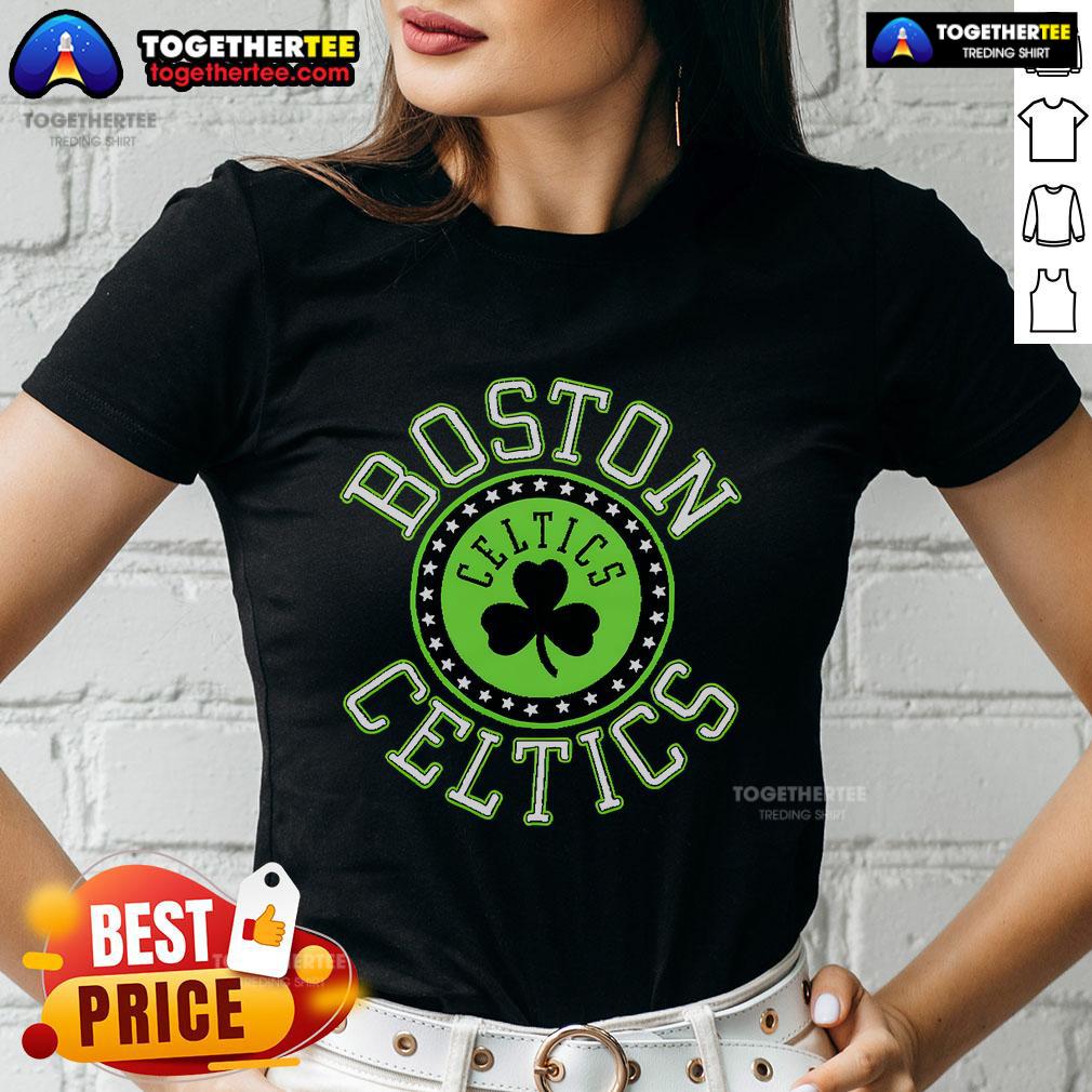 Official Boston Celtics Homage Ladies Tee featuring vibrant team colors and logo, perfect for female fans and casual wear.