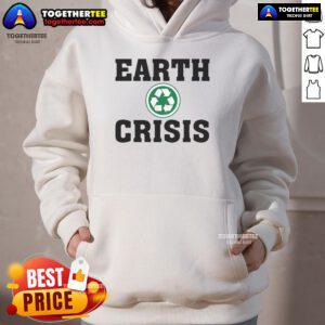 Official Earth Crisis Recycle Hoodie featuring eco-friendly design and vibrant graphics, perfect for sustainable fashion enthusiasts.