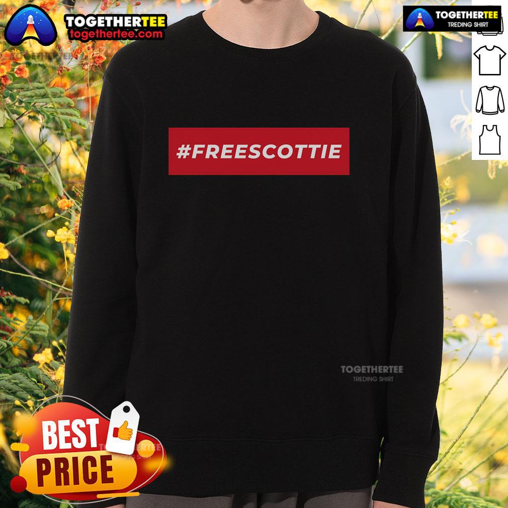 Official Free Scottie Sweatshirt featuring a stylish design and comfortable fit, perfect for fans and casual wear.