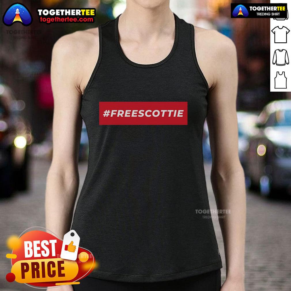 Stylish Official Free Scottie Tank Top featuring a vibrant design, perfect for casual wear and summer outings.