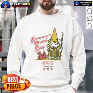 Alt Text: Official Hiroshi Tanahashi I Love Kanazawa Sweatshirt featuring stylish design and vibrant colors, perfect for fans.
