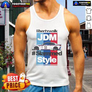 Official LB JDM Style M3 Coming Soon Tank Top featuring a sleek design and vibrant graphics for car enthusiasts.