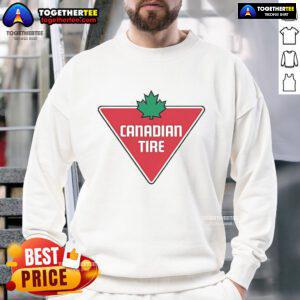 Official Mike Myers Canadian Tire sweatshirt featuring iconic design, perfect for fans of comedy and cozy style.