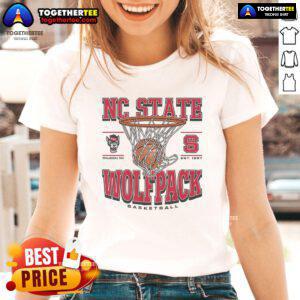 Official NC State Wolfpack Game Time Ladies Tee featuring vibrant team colors and logo, perfect for game day.