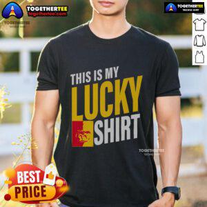Alt Text: Official Pittsburg State Gorillas This Is My Lucky T-Shirt featuring the iconic gorilla logo and vibrant colors.