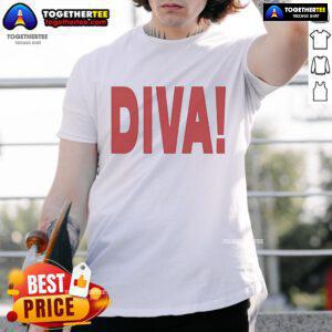 Alt Text: Official Role Model Diva T-Shirt featuring a bold design and vibrant colors, perfect for fans of empowerment and style.