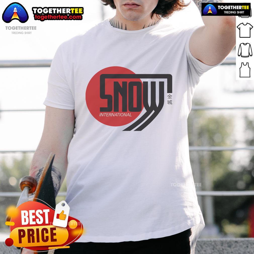 Alt Text: Official Snow International Delta Magna T-Shirt featuring a stylish design and high-quality fabric for ultimate comfort.