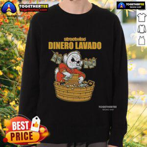 Alt Text: Official Streetwise Dinero Lavado Sweatshirt featuring a stylish design and vibrant colors, perfect for casual wear.
