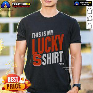 Official Syracuse Orange This Is My Lucky T-Shirt featuring bold colors and logo, perfect for fans and game day.