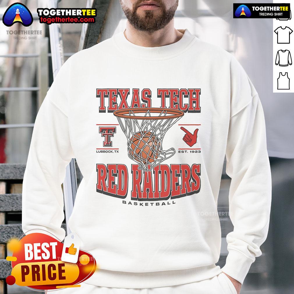 Official Texas Tech Red Raiders Game Time sweatshirt featuring the team's logo and vibrant colors, perfect for fans.
