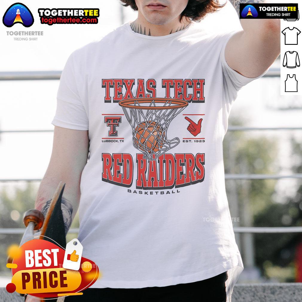 Alt Text: Official Texas Tech Red Raiders Game Time T-Shirt featuring bold team colors and logo, perfect for game day.
