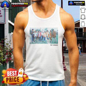 Official Sandlot Pay Homage Tank Top featuring iconic movie design, perfect for fans and summer wear.
